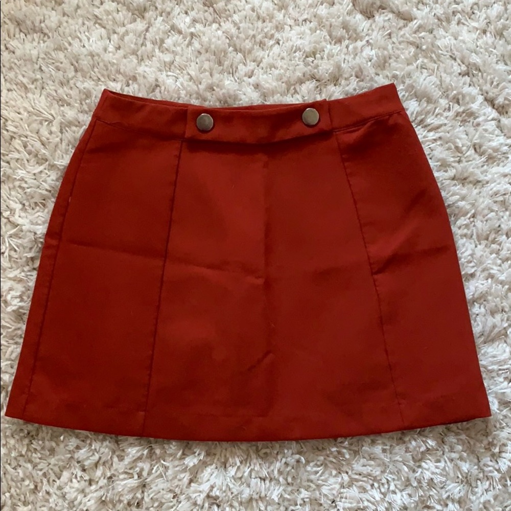 Forever 21 red short skirt